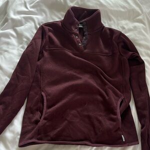 Maroon Eddie Bauer sweater